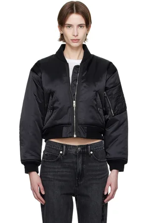Alexander Wang Logo-Embroidered Bomber Jacket