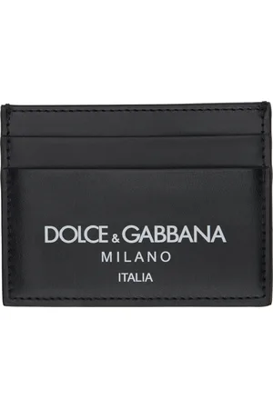 Dolce & Gabbana Black Calfskin Card Holder