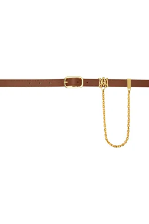 AMIRI Brown MA Chain Belt