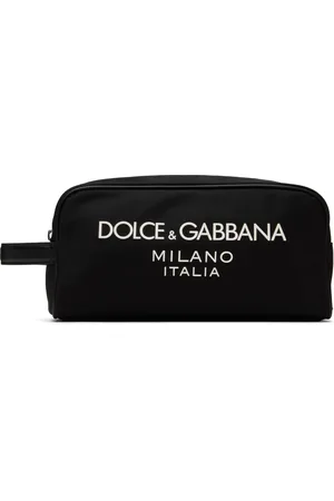 Dolce & Gabbana Black Nylon Toiletry Pouch
