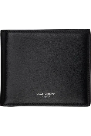 Dolce & Gabbana Black Calfskin Bifold Wallet