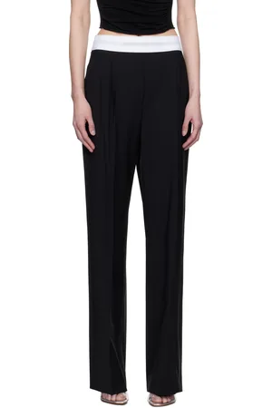 Alexander Wang High-Waist Pleated Trousers