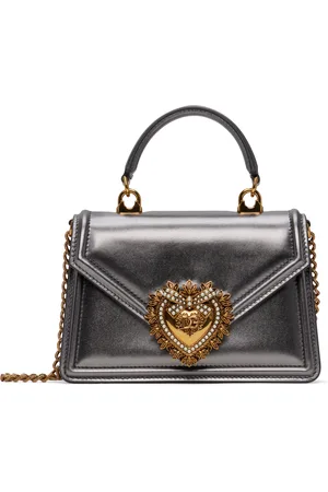 Dolce & Gabbana Gunmetal Small Devotion Bag