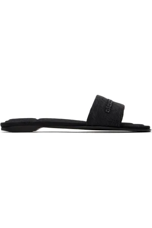Alexander Wang Black VY Pool Sandals