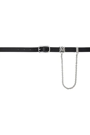 AMIRI Black MA Chain Belt
