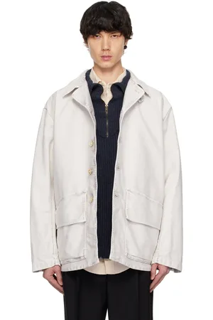 Maison Margiela Gray Cotton Shirt Jacket