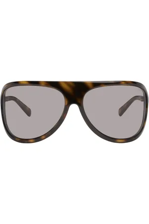 Miu Miu Brown Miu Enigme Sunglasses