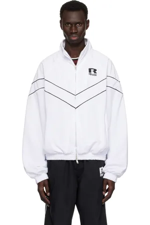 Rhude White Piping Raglan Track Jacket