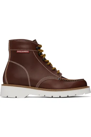 Dsquared2 Brown Explorer Ankle Boots