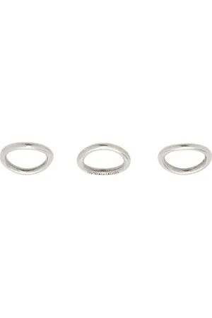 ANN DEMEULEMEESTER Silver Oliva Ring Set