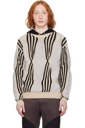 Kiko Kostadinov Beige Solix Sweater