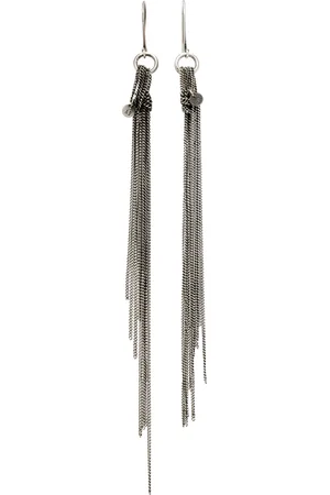 ANN DEMEULEMEESTER Silver Wivi Knottassel Earrings