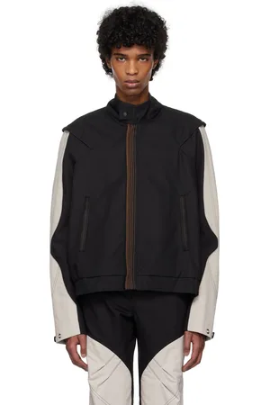 Kiko Kostadinov Black & Off-White Solix Jacket
