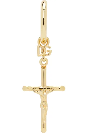 Dolce & Gabbana Gold DNA Cross Single Earring