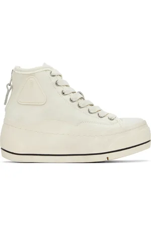 R13 Off-White Kurt High Top Sneakers