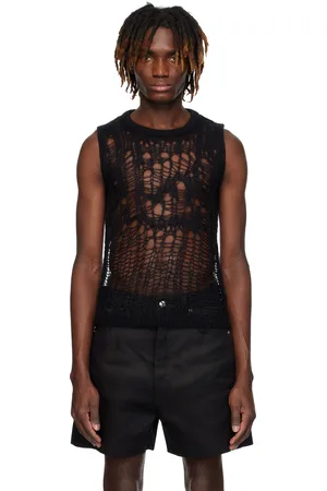 Rick Owens Black Hollywood Spider Sweater