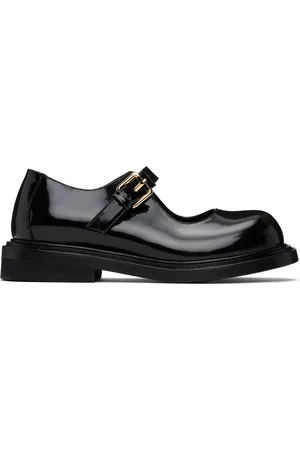 Moschino Black Mary Jane Olivia Loafers