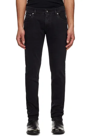 Dolce & Gabbana Black Slim-Fit Stretch Jeans