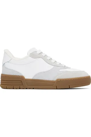 Moschino White & Gray Streetball Sneakers