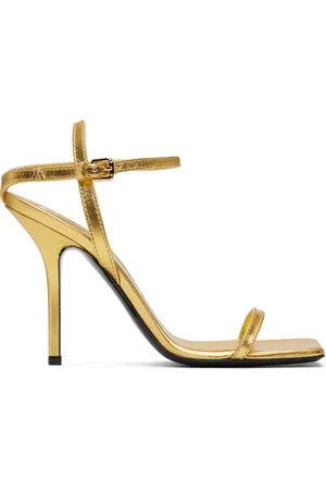 Moschino Gold Tina Heeled Sandals
