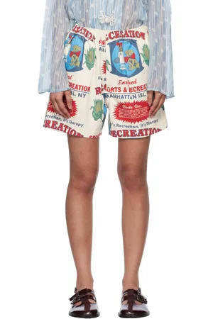 BODE Off-White Enrichment Shorts
