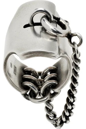 ANN DEMEULEMEESTER Silver Martine Lock Ring