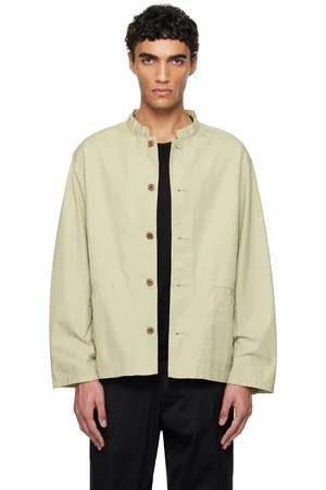 NANAMÍCA Green Band Collar Shirt Jacket