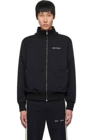 Palm Angels Black Classic Logo Track Jacket