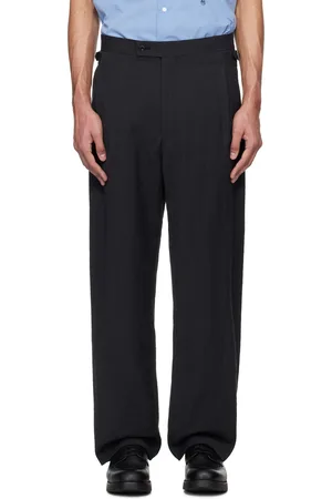 NANAMÍCA Gray Seamless Pleat Trousers