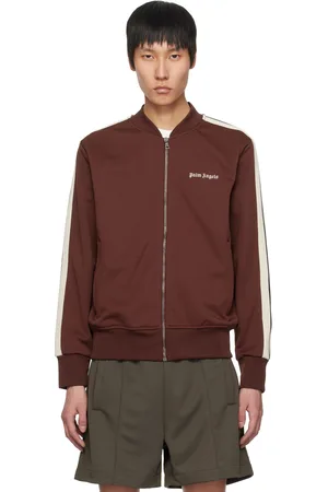 Palm Angels Burgundy Classic Logo Track Jacket
