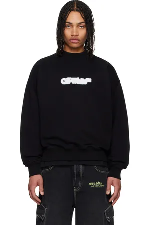 OFF-WHITE Black Spray Arrow Skate Sweatshirt