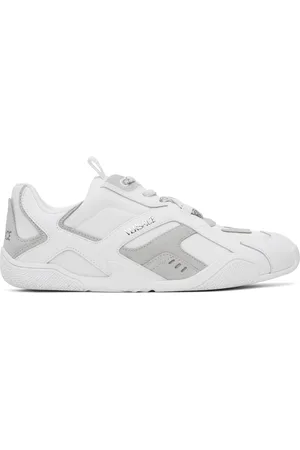 VERSACE White & Gray Galaxia Sneakers
