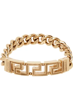 VERSACE Gold Greca Chain Bracelet