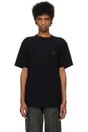Stone Island Black Garment-Dyed T-shirt