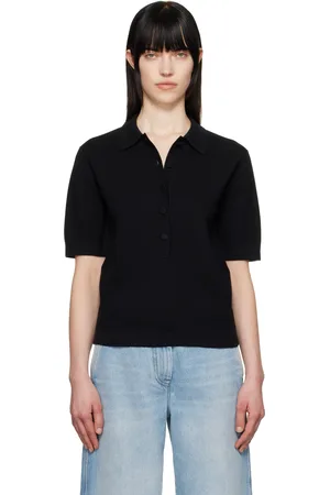 DRIES VAN NOTEN Black Merino Polo