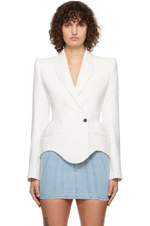 MUGLER White Signature Blazer