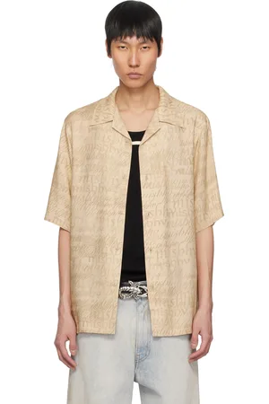 MISBHV Beige All Over Viscose Shirt