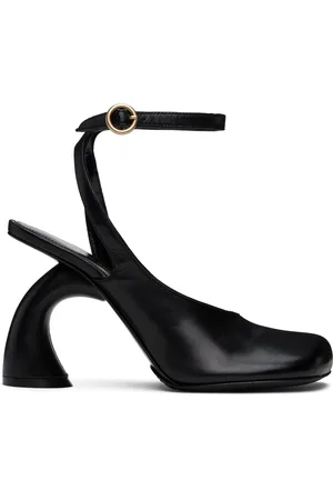 DRIES VAN NOTEN Black Asymmetric Heels