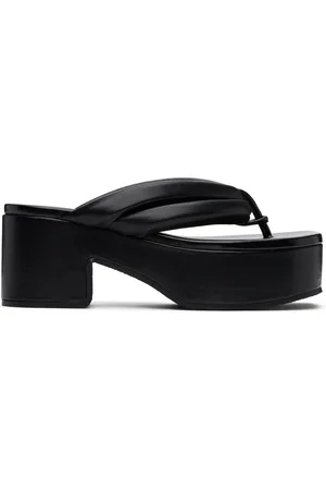 DRIES VAN NOTEN Black Platform Sandals
