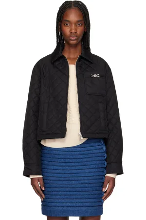 VERSACE Black Quilted Jacket