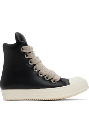 Rick Owens Black Hollywood Jumbolace Sneakers