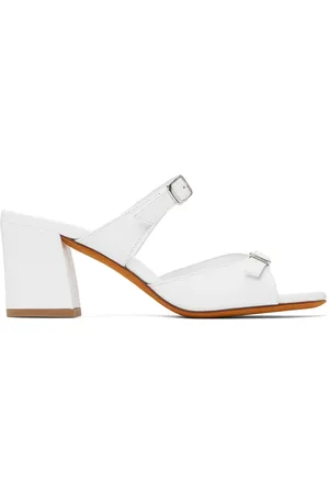 MARYAM NASSIR ZADEH White Una Heeled Sandals