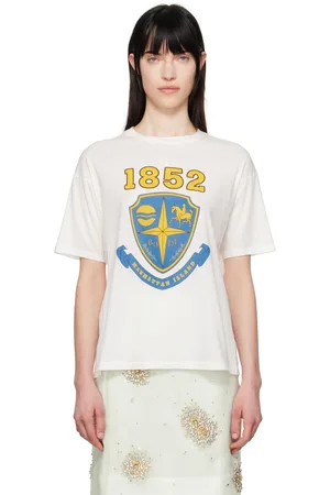 BODE White Crest Boxy T-shirt
