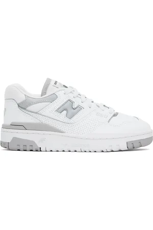 New Balance & Gray 550 Sneakers