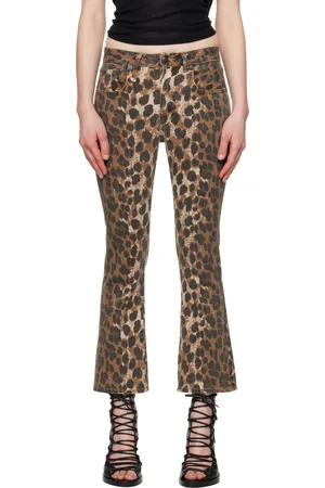 R13 Brown Kick Fit Jeans