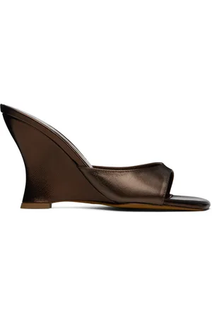 MARYAM NASSIR ZADEH Brown Lido Wedge Heeled Sandals