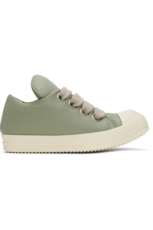 Rick Owens Green Hollywood Jumbolace Sneakers