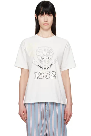 BODE White Crest Reversible T-shirt