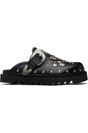 TOGA VIRILIS Eyelet Metal Sabot Slip-on Loafers