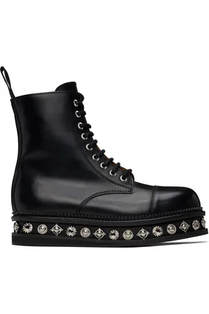TOGA VIRILIS Leather Platform Boots